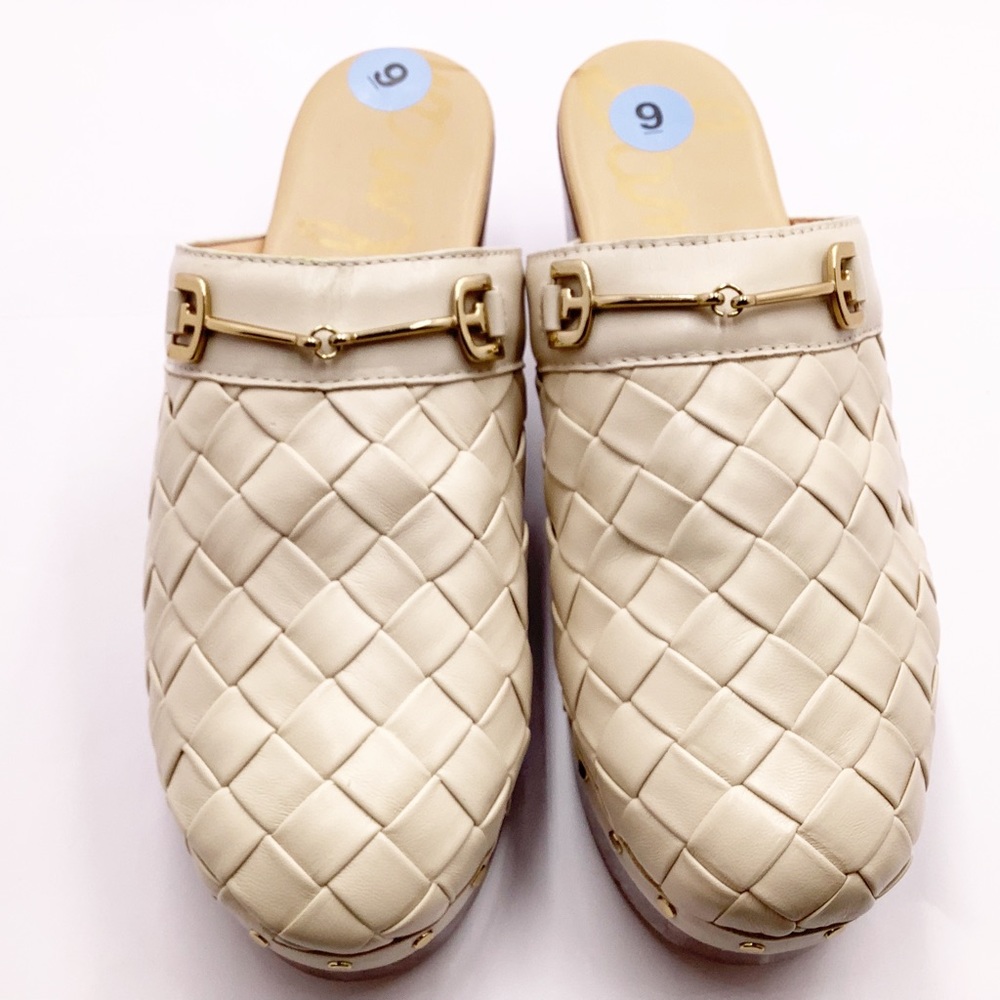🆕{Sam Edelman} Hallee Slip On Leather Clogs
